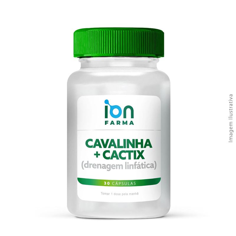 Cavalinha + Cactix (Drenagem Linfática) 30 Cápsulas