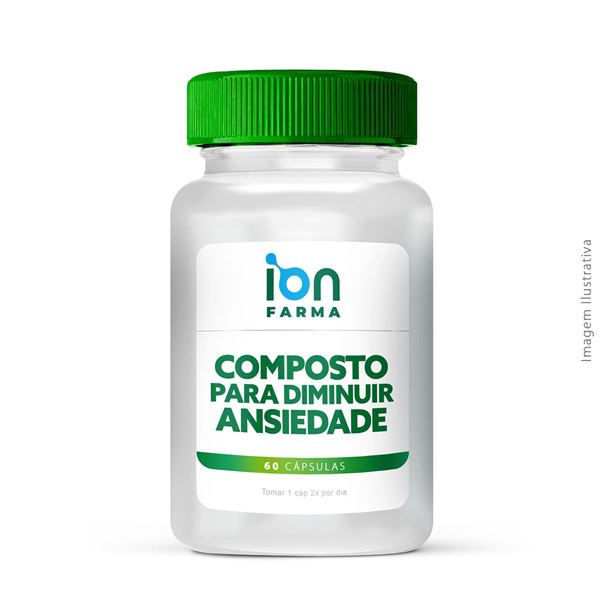 Composto para Diminuir Ansiedade 60 Cápsulas