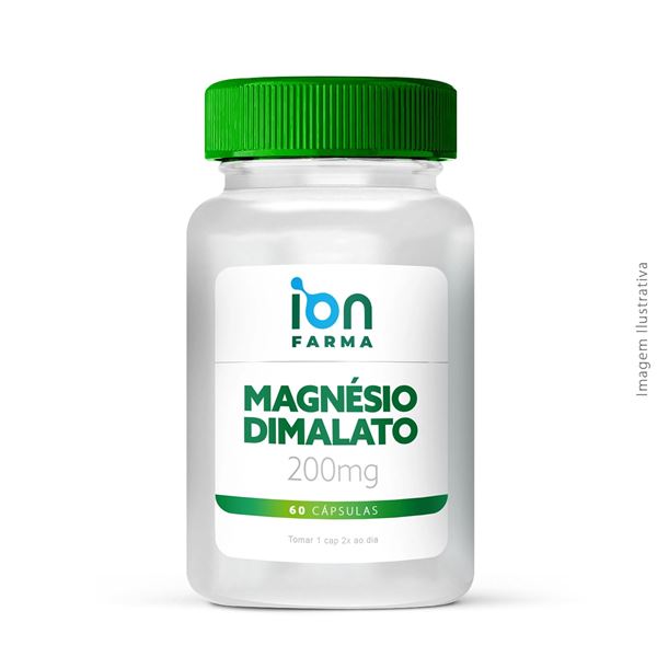 Magnésio Dimalato 300mg 60 Cápsulas