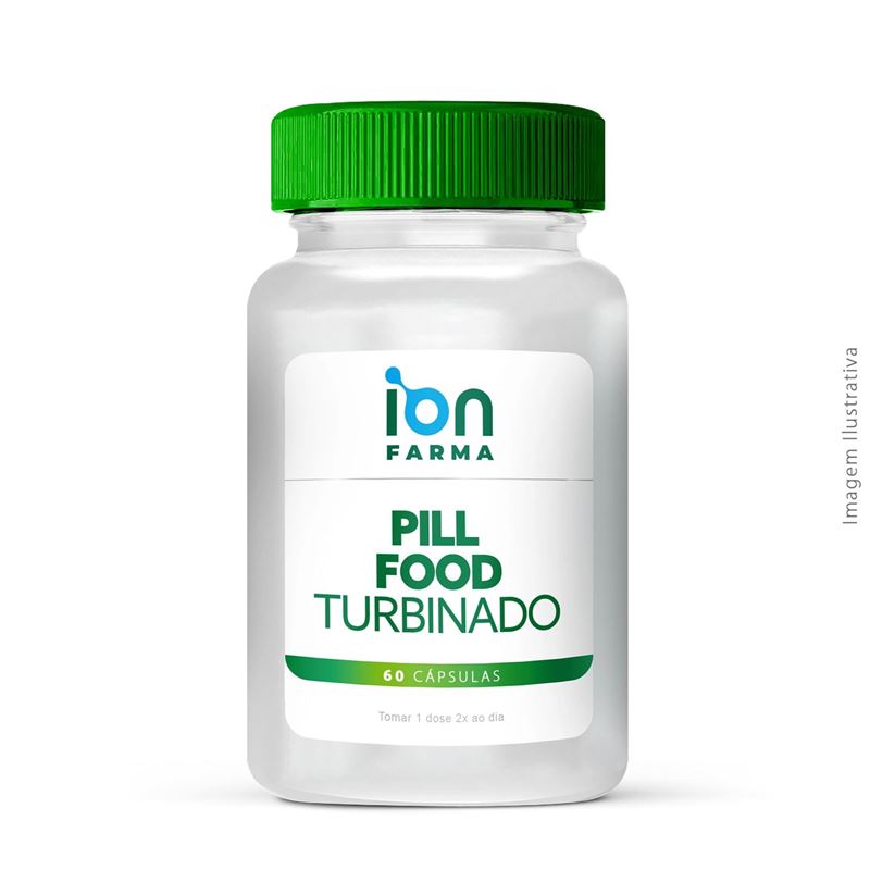 Pill Food Turbinado 60 Cápsulas