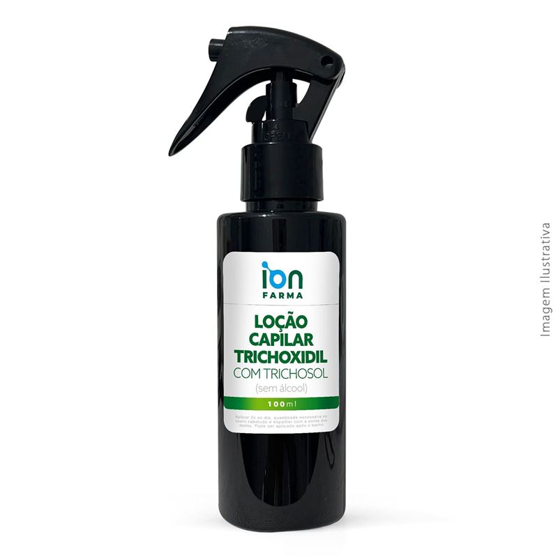 Loção Capilar Trichoxidil com Trichosol (sem álcool) 100ml