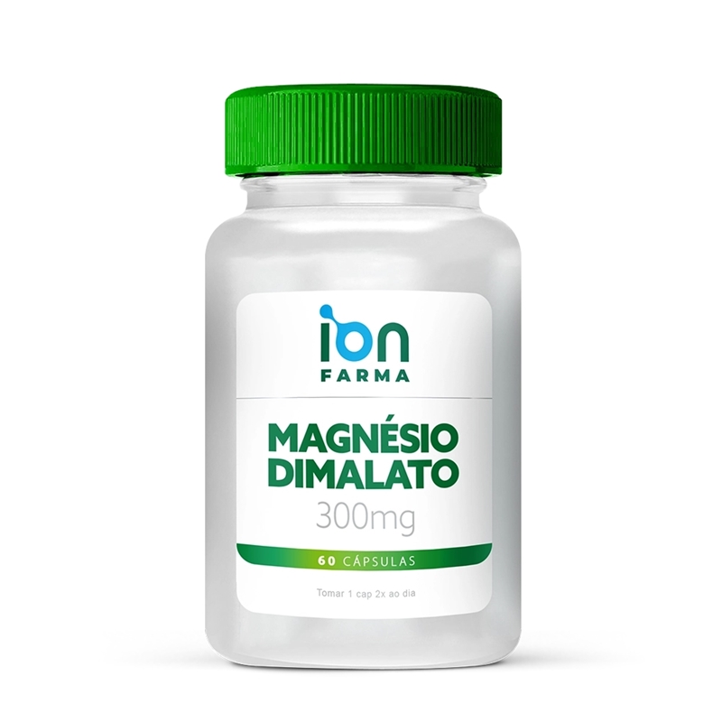 Magnésio Dimalato 300mg 60 Cápsulas